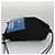 PRADA Backpack Nylon Leather Black Blue Silver Auth 92876 Silvery - view 3