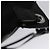 PRADA Backpack Nylon Leather Black Blue Silver Auth 92876 Silvery - view 8