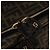 FENDI Zucca Lona Bolsa de Transporte Boston Negra Marrón Auth mr869 Castaño Negro - vista 23