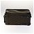 FENDI Zucca Lona Bolsa de Transporte Boston Negra Marrón Auth mr869 Castaño Negro - vista 6
