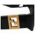 Occhiali da sole vintage Fendi Logo FF Nero Oro FS289 D'oro - vista 9