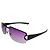 Occhiali da sole senza montatura con gradiente nero, viola e viola di Gucci Porpora - vista 2