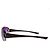 Occhiali da sole senza montatura con gradiente nero, viola e viola di Gucci Porpora - vista 5