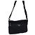 Borsa a tracolla incrociata in nylon nero con logo Prada Sport