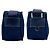 Borsa a tracolla incrociata in nylon blu navy con logo Prada Sport - vista 5