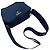 Borsa a tracolla incrociata in nylon blu navy con logo Prada Sport - vista 6