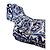Dolce & Gabbana Top corto de popelina con estampado de mayólica Blanco Azul oscuro - vista 2