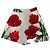 Dolce & Gabbana PANTALÓN CORTO BLANCO CON ESTAMPADO DE AMAPOLAS. Roja