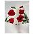 Dolce & Gabbana PANTALÓN CORTO BLANCO CON ESTAMPADO DE AMAPOLAS. Roja - vista 2