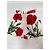 Dolce & Gabbana PANTALÓN CORTO BLANCO CON ESTAMPADO DE AMAPOLAS. Roja - vista 6