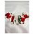 Top corto Dolce & Gabbana estampado de amapolas blanco algodón - vista 2