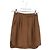 Falda Mini Zorro Max Mara en pelo de camello marrón Castaño Roja - vista 4