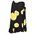 Falda midi con volantes estampada floral Ganni en seda negra Negro