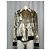 Giacca bomber con zip Saint Laurent in viscosa dorata D'oro - vista 7
