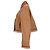 Jil Sander Jacke aus braunem Leder mit Pelzbesatz - Ansicht 2