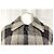 Acne Studios Check Coat in Grey Wool - view 10