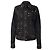 Chaqueta de mezclilla negra de algodón adornada con joyas Givenchy Negro