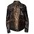 Tom Ford Leopard Print Buttoned Jacket with Pockets in Brown Calf Hair