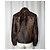 Tom Ford Leopard Print Buttoned Jacket with Pockets in Brown Calf Hair - view 10