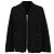 Hermès Reißverschlussjacke aus schwarzer Wolle