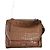 Borsa Lancel Ninon M Marrone Pelle Effetto Coccodrillo