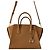 Borsa Michael Kors April 2 in pelle marrone cammello