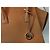 Borsa Michael Kors April 2 in pelle marrone cammello - vista 8