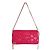 Bolsa Rocky XL Zadig & Voltaire em couro rosa acolchoado Hardware prateado