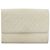 Borsa Clutch in pelle bianca SAINT LAURENT Auth bs21008 Bianco - vista 13