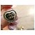 Chanel nuove orecchini a catena a forma di cuore con scatola Gold hardware - vista 9