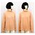 Pull surdimensionné en tricot côtelé doux By Malene Birger en rose saumon taille S - vue 3