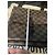 Louis Vuitton Melville Damier Borsa a Spalla Marrone Marrone chiaro Marrone scuro - vista 16