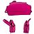 Borsa a Spalla Loewe Nappa Pink Flamenco Medium Knot Marrone - vista 6