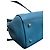 Borsa a mano Coach Stanton Carryall in pelle blu - vista 5