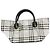 Brook Borsa Burberry Nova Check Blue Label Grigia Grigio