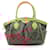 Louis Vuitton Tivoli PM Handbag Brown Leather Cloth  ref.1959553