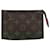 Pasta de Maquiagem Louis Vuitton Marrom Lona  ref.1960373