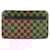 Bolsa clutch em canvas Damier Louis Vuitton Damier ebene Lona  ref.1960541