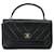 Chanel Coco Handle Black Leather  ref.1961080