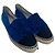 Espadrillas Chanel in velluto blu Taglia 37