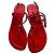 Sandali Tory Burch in pelle rossa Rosso