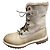 Stivaletti Timberland Beige in Pelle e Pelliccia Bianco sporco