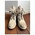 Stivaletti Timberland Beige in Pelle e Pelliccia Bianco sporco - vista 3