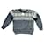 Autre Marque Jacquard-Pullover Keltisches Land Weiß Grau Anthrazitgrau  - Ansicht 1