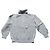 Autre Marque Grauer Rollkragenpullover aus Mohair und Acryl mit Zopfmuster