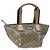 Borsa a mano GUCCI GG Crystal Sherry Line Grigio Oro Marrone 131228 Auth bs21155 D'oro