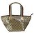 Borsa a mano GUCCI GG Crystal Sherry Line Grigio Oro Marrone 131228 Auth bs21155 D'oro - vista 2