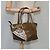 Borsa a mano GUCCI GG Crystal Sherry Line Grigio Oro Marrone 131228 Auth bs21155 D'oro - vista 21
