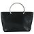CHANEL Borsa a mano in pelle caviar nera CC Auth bs20918 Nero - vista 2