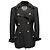 Black Moschino Cheap and Chic Wool Double-Breasted Coat Size US S/M - view 2